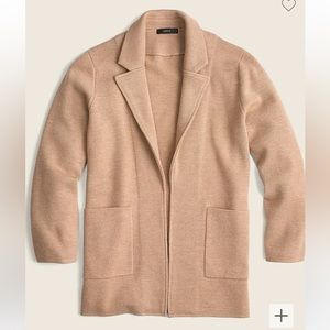 J. Crew Sophie open-front sweater-blazer